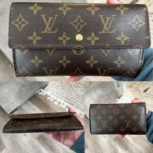 Louis Vuitton Trifold Vintage Wallet Cardholder